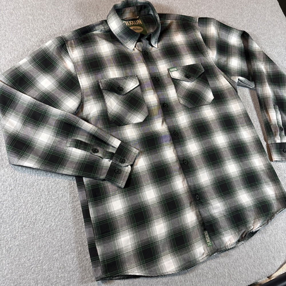 DIXXON Flannel Company Callahan Green Plaid Long Sleeve Men's Sz L Excellent Con - Picture 5 of 15